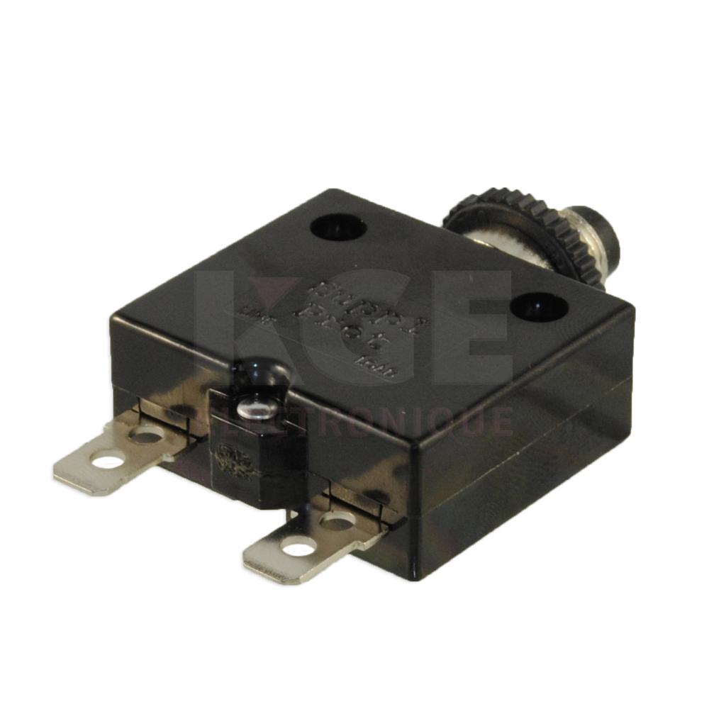 15A Push Button Thermal Circuit Breaker Electronics KGE électronique