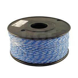 305m (1000ft) 1 pair cross-connect bulk solid cable 24 awg (Blue/White)
