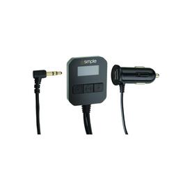 FM Transmitter with Micro USB Connector for Music Streaming
