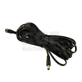 Extension d'Alimentation Coaxiale - Prise 2.1 x 5.5mm, 25', 18AWG