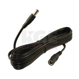 Extension d'Alimentation Coaxiale - Prise 2.1 x 5.5mm, 12', 18AWG