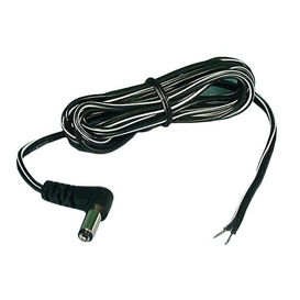Fil d'Alimentation à Prise Coaxiale 2.1 x 5.5mm 22AWG Angle Droit