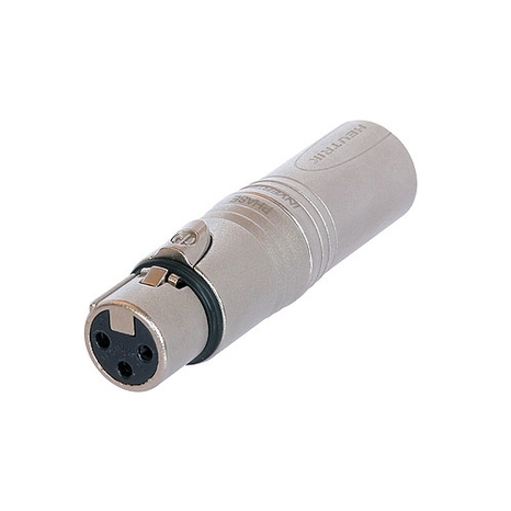 3 Contact Female XLR to 5 Contact Male XLR Connector (Neutrik NA3F5M)