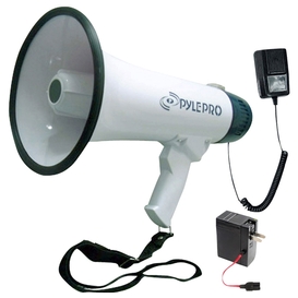 Mégaphone Dynamique Professionnel avec Fonction d'Enregistrement et Microphone Détachable