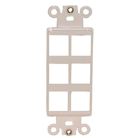 6-Port Keystone Insert Plate