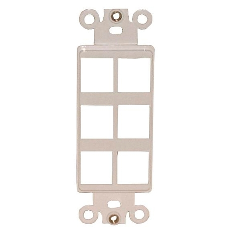 6-Port Keystone Insert Plate