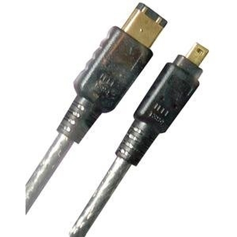 6ft IEEE 1394 FireWire Cable 4-Pin to 6-Pin