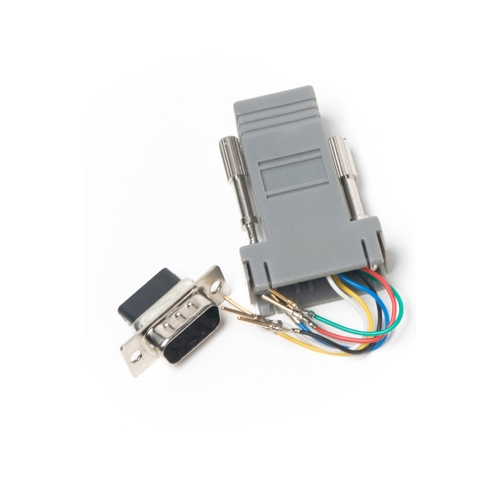 Adaptateur d'Ordinateur 9 Broches Mâle à Fiche Modulaire 6P6C