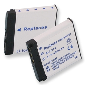 Batterie Li-Ion 450mAh pour Sony NP-FE1