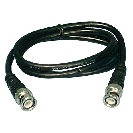 Câble Coaxial 75 Ohms RG59 BNC à BNC 25'
