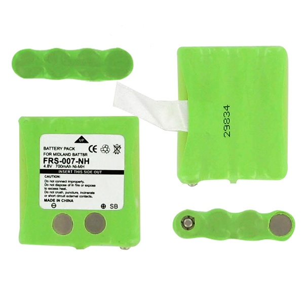 4.8V 700mAh battery for MIDLAND BATT8R or MOTOROLA KEBT-072 (order only)