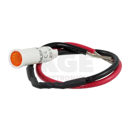 Orange 24-28V DC In-Line Light