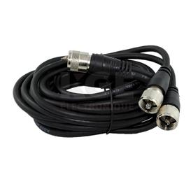 Fil en Y 9' RG59 avec connecteurs PL259 moulés