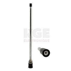Antenne télescopique à angle droit pour base de scanner avec connecteur BNC