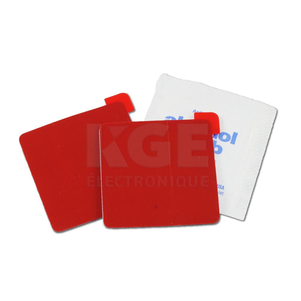 Adhesive remount kit for glass mount antennas