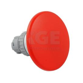 Bouton poussoir momentané à tête de champignon rouge IP65 avec trou de montage de 22mm