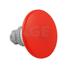 Red mushroom head momentary push button IP65 with 22mm mounting hole