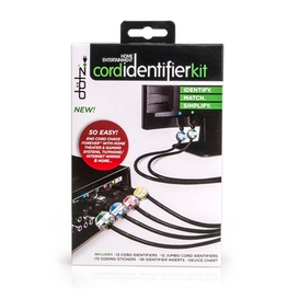 Home Entertainment Cord Identifiers Kit