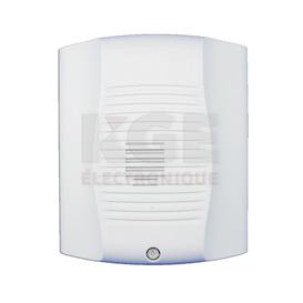 White wall mount indoor horn