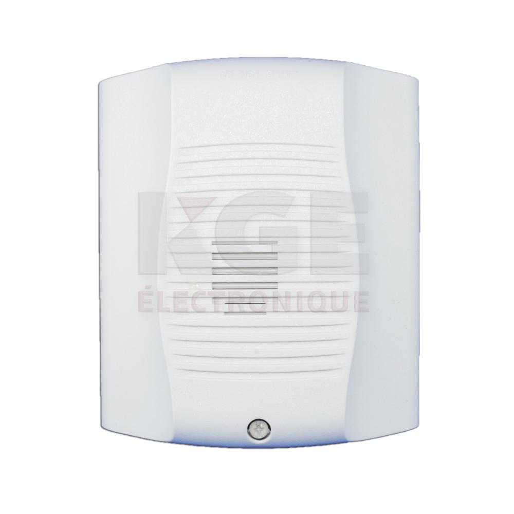 White wall mount indoor horn