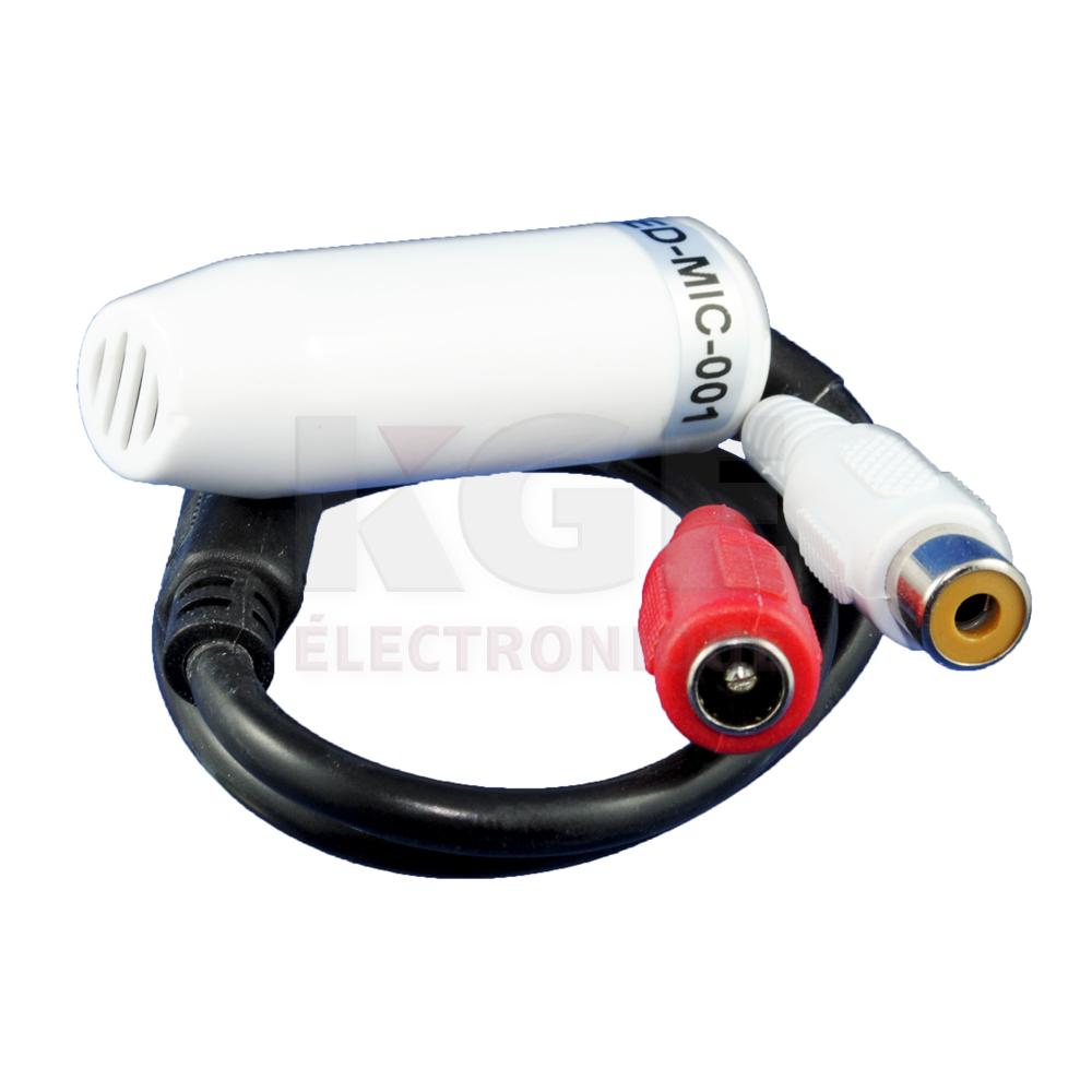 Microphone audio intérieure pour CCTV