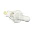 Momentary ON-(OFF) SPST NC white round switch