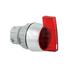 2 position long knob spring return illuminated red button IP65 22mm mounting hole
