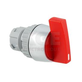 2 position long knob spring return red button IP65 22mm mounting hole