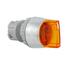 Knob and spring return orange button 2 positions illuminated IP65 with 22mm mounting hole