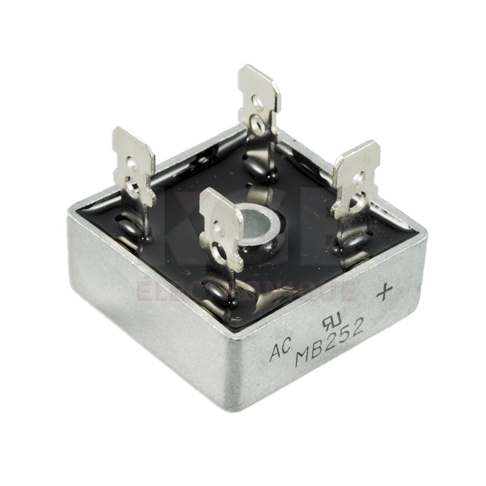 Set Platou Punte Diode Cu Releu Regulator Tensiune Opel Pont diode 25A 200V dans boîtier de type MB-25 - Électronique | KGE Ã