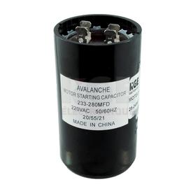 Condensateur pour démarrage de moteur 233-280mF 220VAC