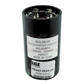 Condensateur pour démarrage de moteur 243-292mF 220VAC