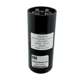 Condensateur pour démarrage de moteur 430-516mF 220VAC