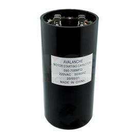 Condensateur pour démarrage de moteur 590-708mF 220VAC