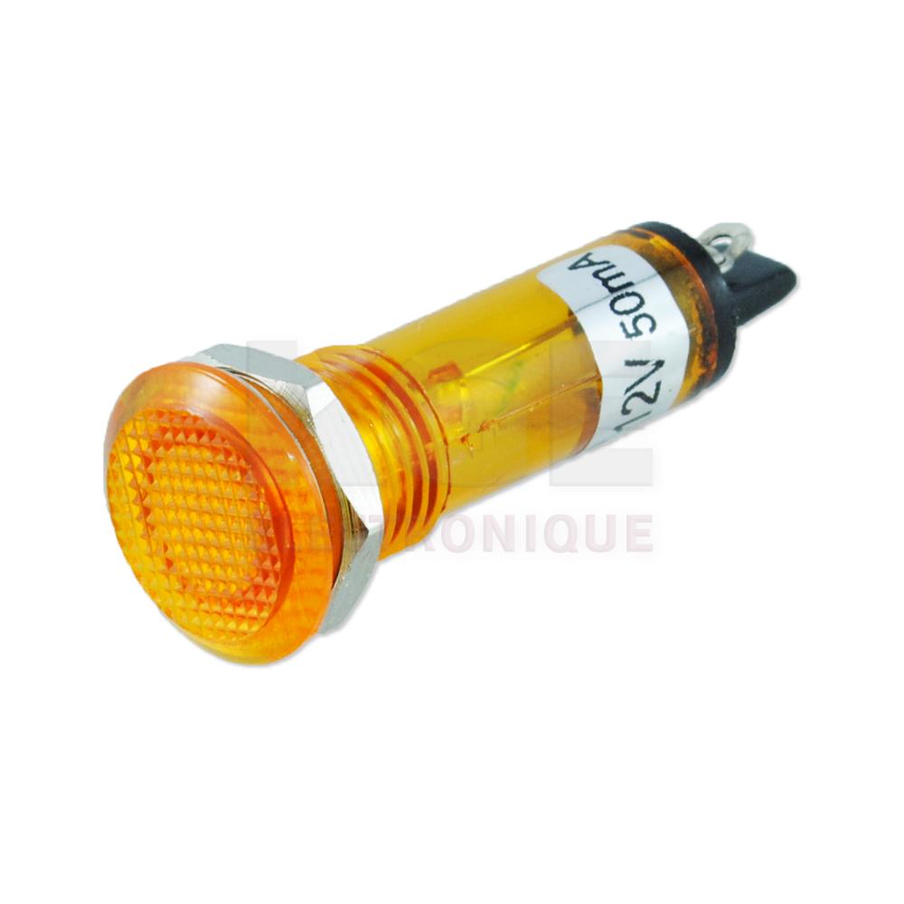 Lampe Témoin 12V 50mA orange