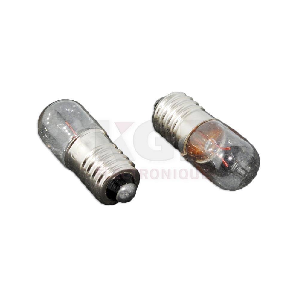 6.3V 0.25A screwed light bulb 2 pack