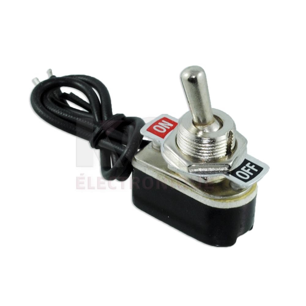 On/Off switch with wires