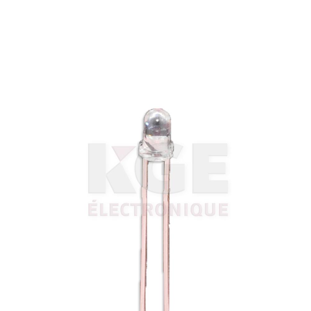 3V 20mA 3mm blue LED 8,000 MCD