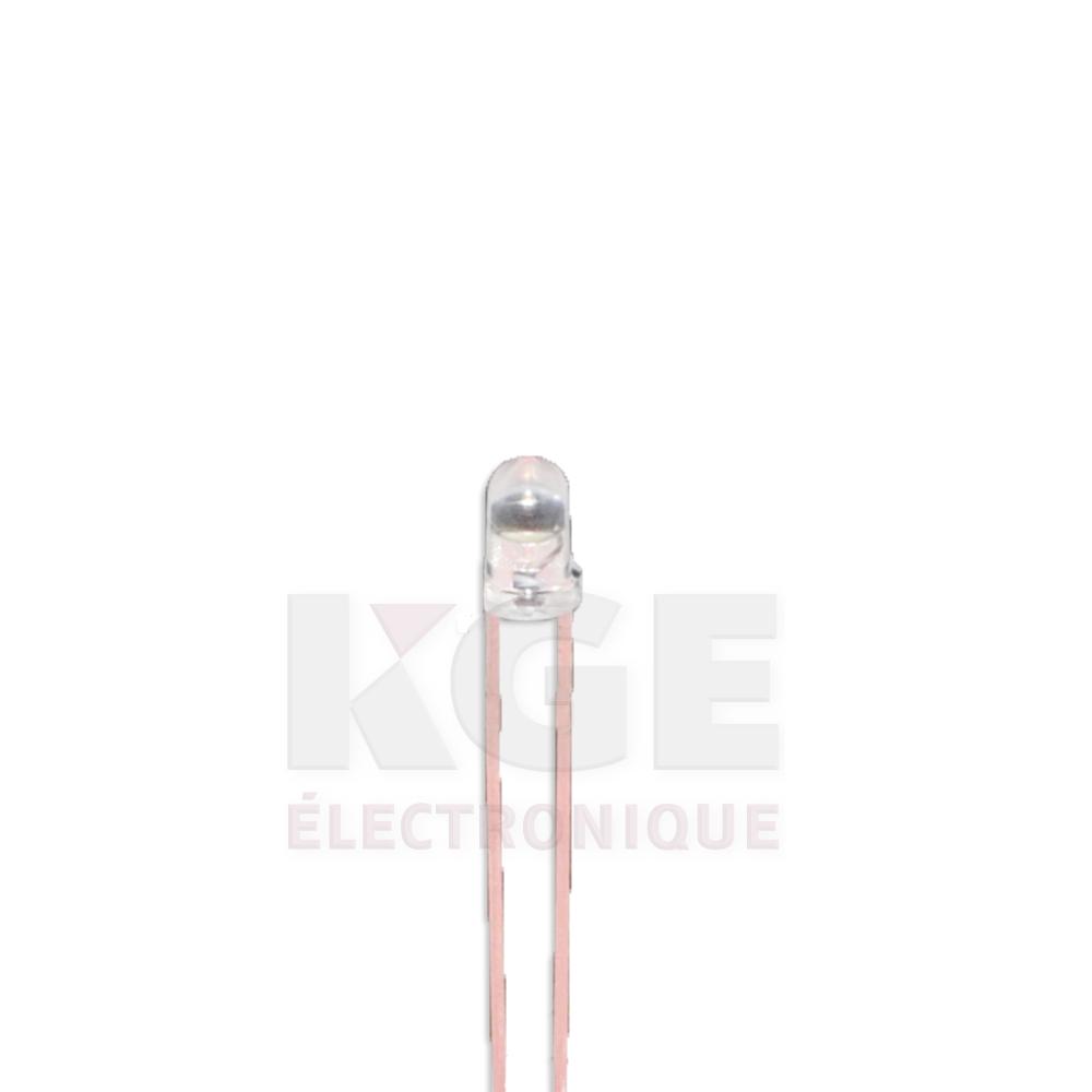 3.3V 20mA 3mm blue LED 15,000 MCD