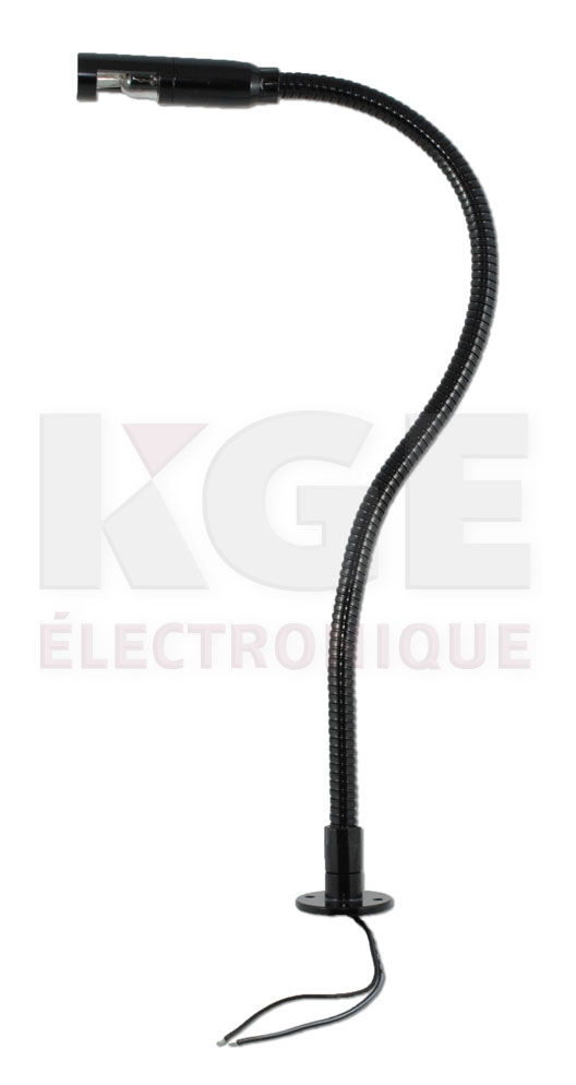 Lampe à col de cygne pour DJ avec fils de branchement