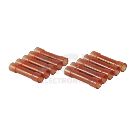 Terminaux unions rouges 18-22G 105 degrés paquet de 10