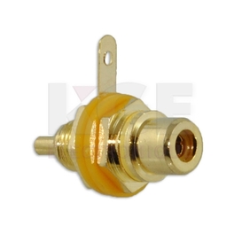 RCA female connector isolated chassis mount welding