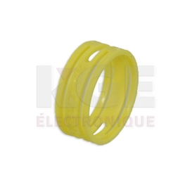 Yellow boot for XLR connector