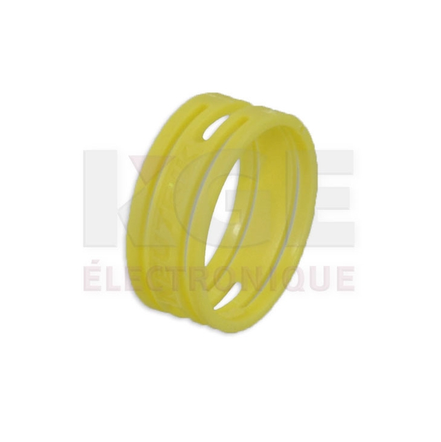 Bout pour connecteur XLR jaune
