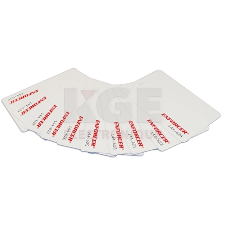 10 cartes supplémentaires pour le lecteur de cartes d'utilisateur