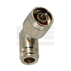 Adaptateur type N mâle-femelle en angle droit