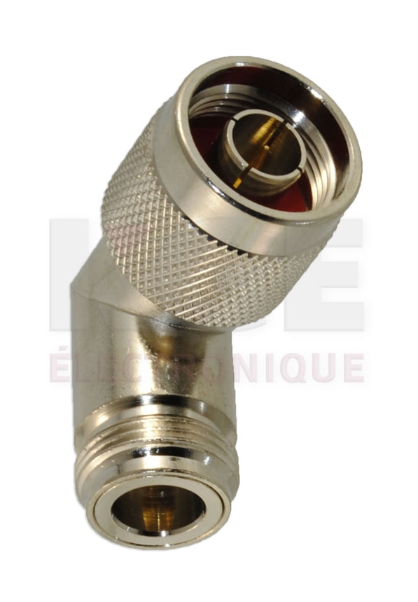 Adaptateur type N mâle-femelle en angle droit