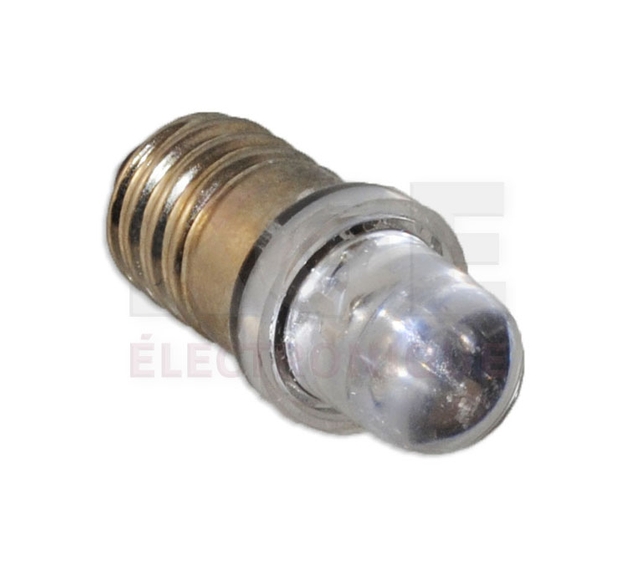 Lumière DEL vissée 12V bleue