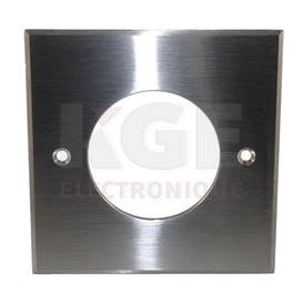 Finition carré en aluminium pour lumière série PLG103