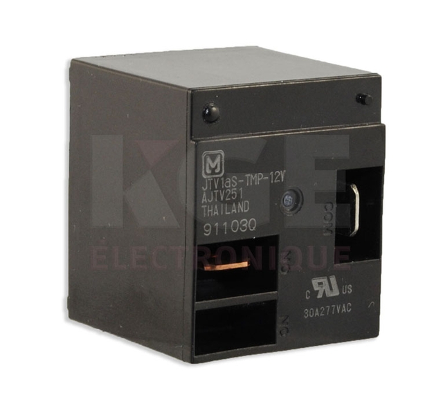 SPST-NO 30A 12VDC relais - JTV1AS-TMP-12V